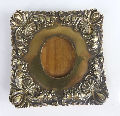 Lot 2256 - A George III silver-gilt portrait miniature...