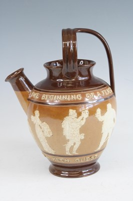 Lot 2060 - A Doulton Lambeth stoneware jug, having a...