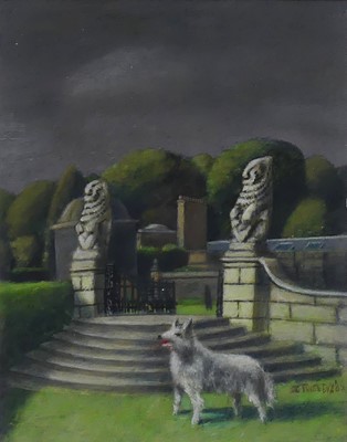 Lot 1060 - James Tweedie (b.1951) - Guardians, oil on...