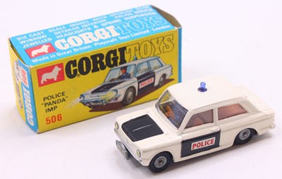 Lot 1364 - Corgi Toys No. 506 Sunbeam Imp "Panda" car,...
