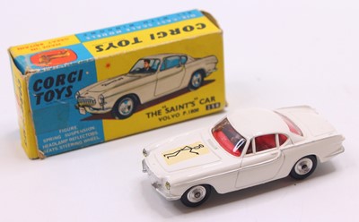 Lot 1367 - Corgi Toys No. 258 The Saint Volvo P1800 car...
