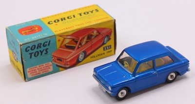 Lot 1369 - Corgi Toys No. 251 Hillman Imp in dark...