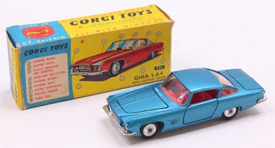 Lot 1266 - Corgi Toys, 241, Chrysler Ghia L64, Metallic...