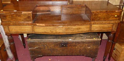 Lot 1227 - A George IV mahogany and flame mahogany...