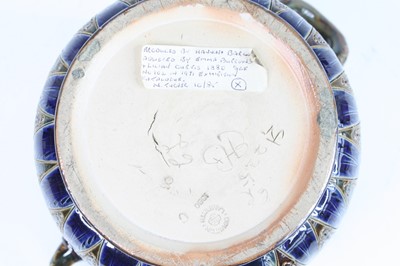 Lot 2063 - Hannah Barlow for Doulton Lambeth, a stoneware...