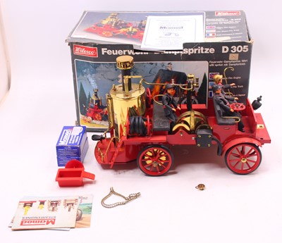 Lot 19 - Wilesco D305 fire engine, first introduced in...