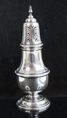 Lot 189 - An Elizabeth II silver sugar castor, the...
