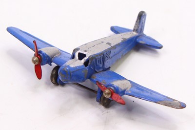 Lot 1046 - French Dinky Pre-war 61b Potez 56 - blue,...
