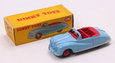 Lot 1009 - Dinky Toys No. 106 Austin Atlantic comprising...