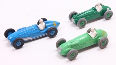 Lot 1103 - Dinky Toys group of 3 loose racing diecasts to...