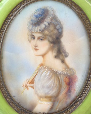 Lot 419 - 19th century French school - Head and...