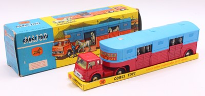 Lot 1396 - Corgi Toys No.1130 Circus horse transporter...