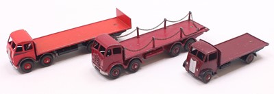 Lot 1235 - Dinky Toys group of 3 loose and playworn...