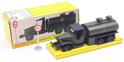 Lot 1037 - French Dinky Toys Military 823 GMC Tanker,...