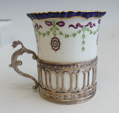Lot 2079 - An Edwardian cased set of six coffee cans and...