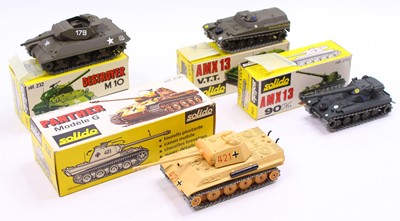 Lot 1535 - Solido Boxed Military Vehicle Group, 4...