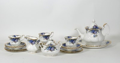 Lot 94 - A Royal Albert Moonlight Rose pattern part tea...