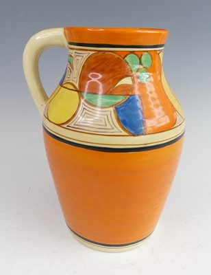 Lot 26 - A large Clarice Cliff Melon single handled...