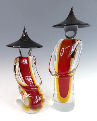 Lot 82 - A pair of large contemporary Murano 'Saigon'...