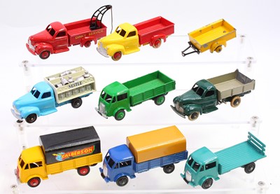 Lot 1152 - 9 various repainted and play worn French Dinky...