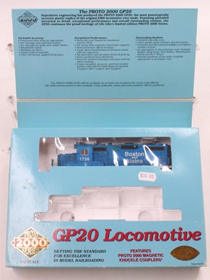 Lot 800 - Proto 2000 series HO gauge GP20 loco, in...