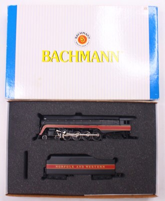 Lot 914 - Bachmann HO gauge class J 4-8-4, with smoke...