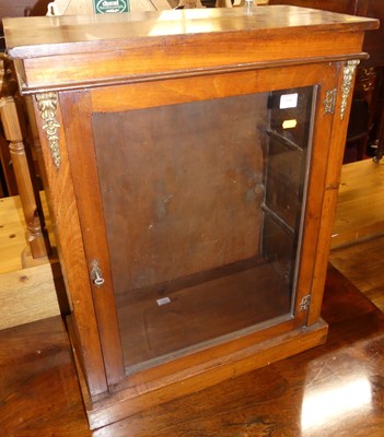 Lot 1208 - A mid-19th century walnut and gilt metal...