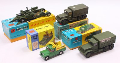 Lot 1434 - Corgi Toys group of 4 mostly military diecasts...