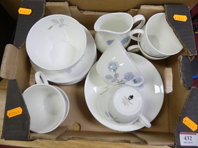 Lot 432 - A small collection of Wedgewood 'Ice Rose'...