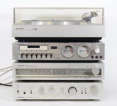 Lot 1419 - A Pioneer separates stereo system, components...