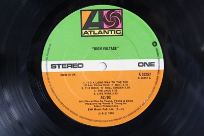 Lot 1004 - AC/DC - High Voltage, 1976 1st UK stereo...