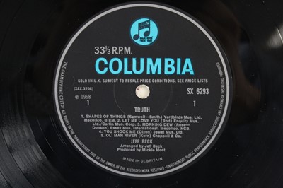 Lot 1005 - Jeff Beck - Truth, Columbia SX 6293 blue /...