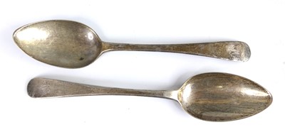 Lot 2150 - A pair of George III Newcastle silver...