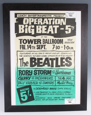 Lot 1294 - The Beatles, a believed to be original...