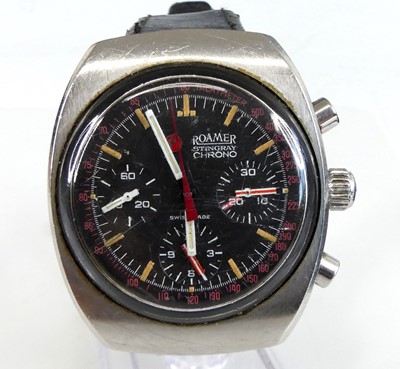 Lot 401 - A Gents stainless steel Roamer Stingray...