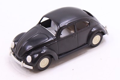 Lot 1881 - Late 1960s Tonka VW Beetle Saloon, black body...