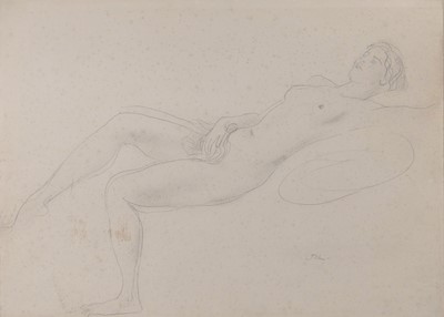 Lot 259 - Augustus John OM RA (1878-1961) - Reclining...
