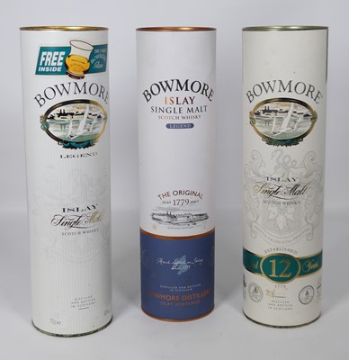 Lot 1468 - Bowmore 12 year old single malt Scotch whisky,...