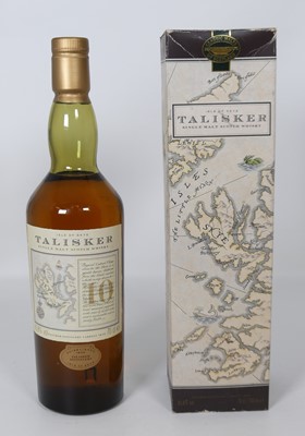 Lot 1427 - Talisker 10 year old Map Label single malt...
