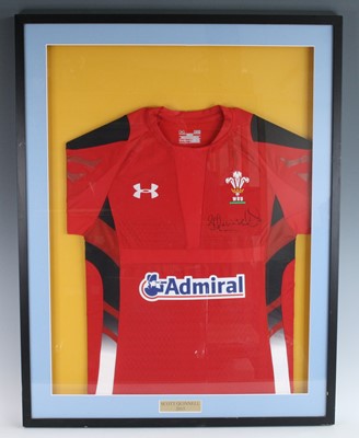 Lot 1573 - Rugby Union, a replica 2015 shirt signed to...