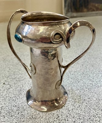 Lot 88 - An Art Nouveau silver twin handled specimen...