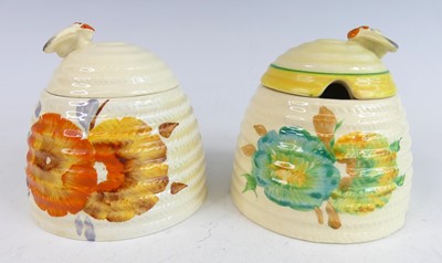 Lot 24 - Two 1930s Clarice Cliff Autumn Crocus pattern...