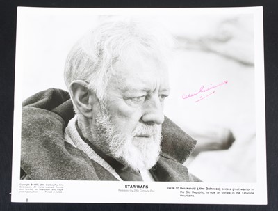 Lot 1485 - Star Wars - A New Hope, a 20.5 x 26cm black...