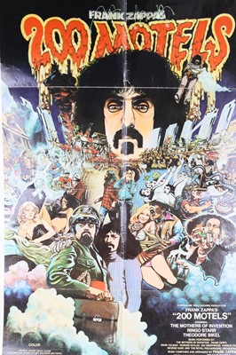Lot 1354 - Frank Zappa - 200 Motels 1971 U.S one sheet...