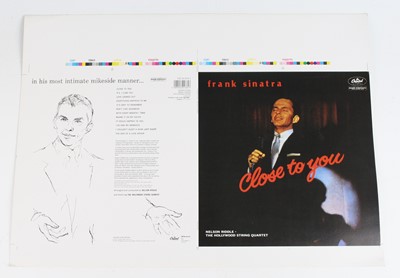 Lot 1271 - Frank Sinatra - Close To You, a proof design...