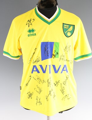 Lot 1544 - A Norwich City F.C. replica shirt, size small...