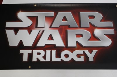 Lot 1218 - Star Wars - a large single sided vinyl banner...