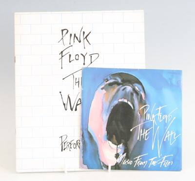 Lot 1249 - Pink Floyd - The Wall Performed Live programme,...