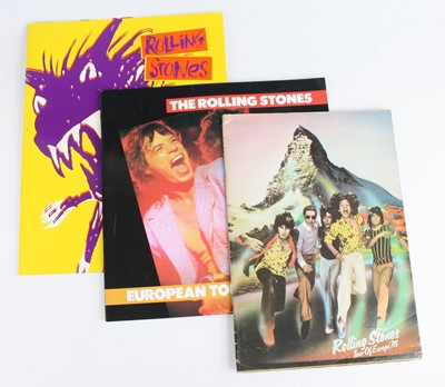 Lot 1259 - The Rolling Stones - a collection of three...