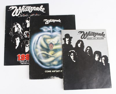 Lot 1365 - A collection of five assorted programmes to...